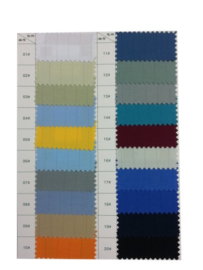 SZ-BOCG 防靜電含棉工裝呢   65%滌35%棉 正面照